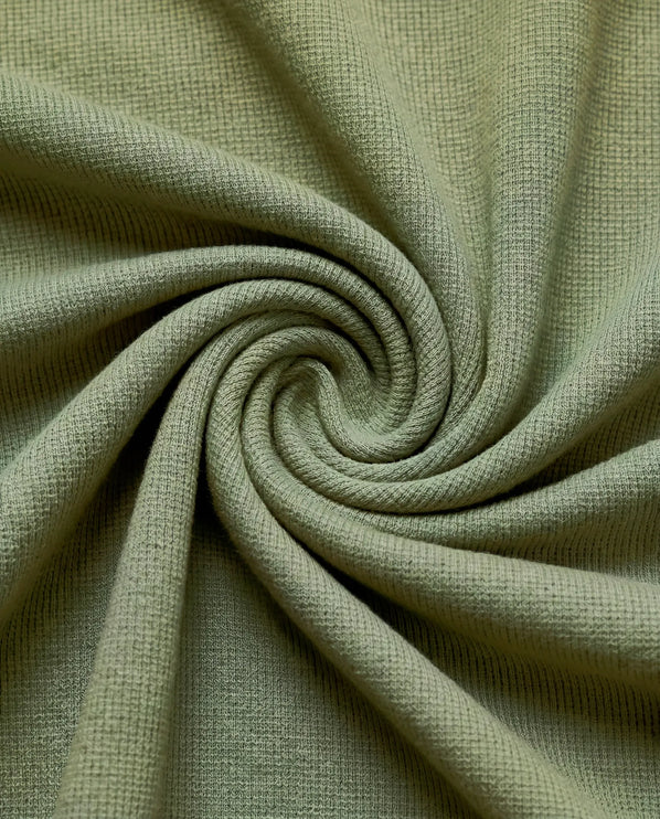 THE ELIA WAFFLE TIERED MINI DRESS IN KHAKI