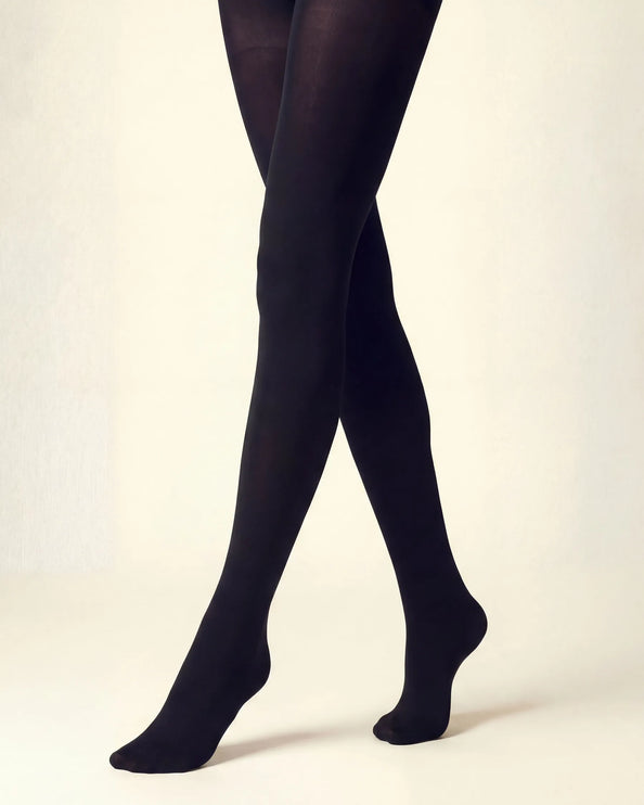 120 Denier Black Tights