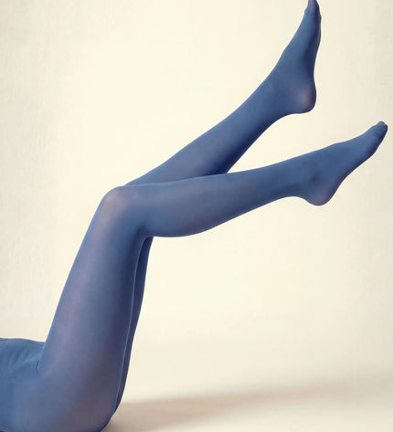 80 Denier Cool Breeze Blue Tights