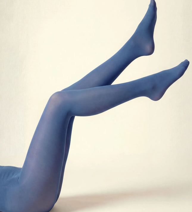 80 Denier Cool Breeze Blue Tights