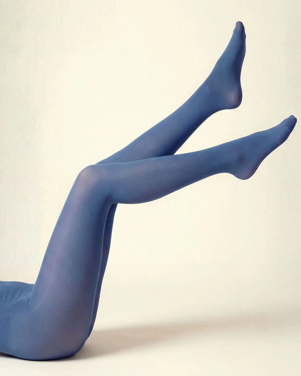 80 Denier Cool Breeze Blue Tights