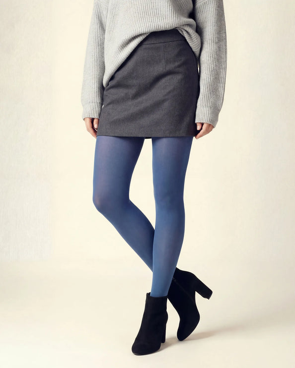 80 Denier Cool Breeze Blue Tights