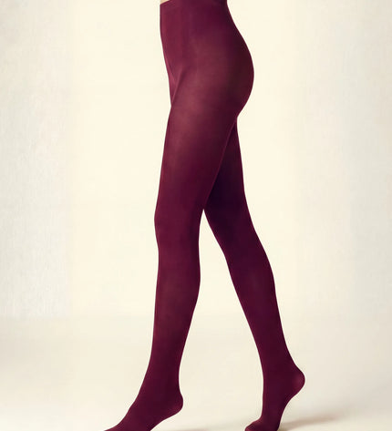 120 Denier Fine Wine Tights