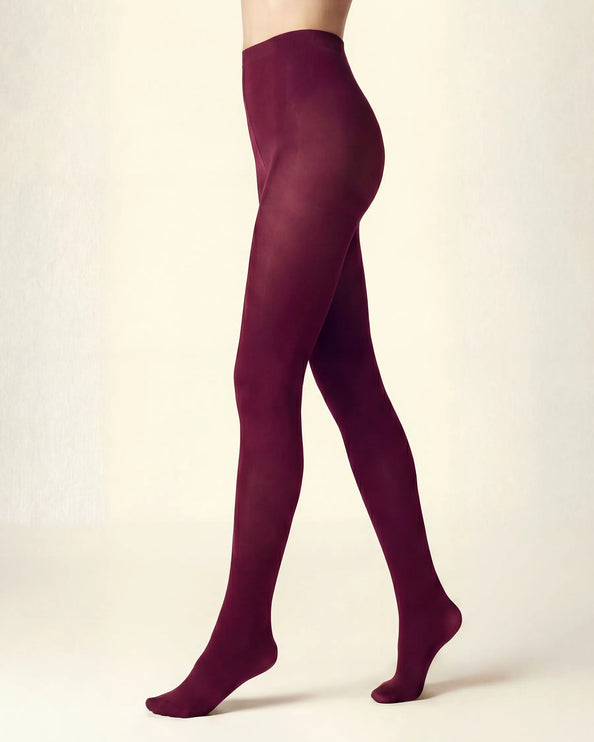 120 Denier Fine Wine Tights