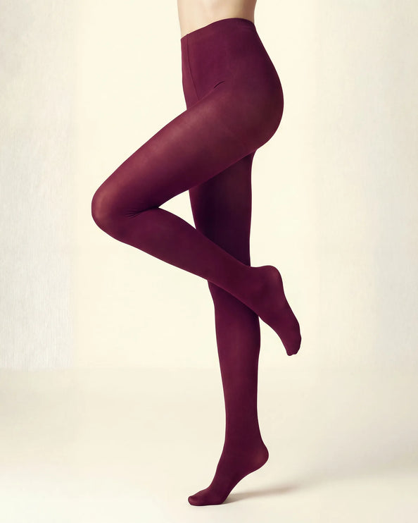 120 Denier Fine Wine Tights