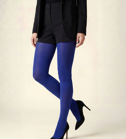 120 Denier Electric Royal Blue Tights