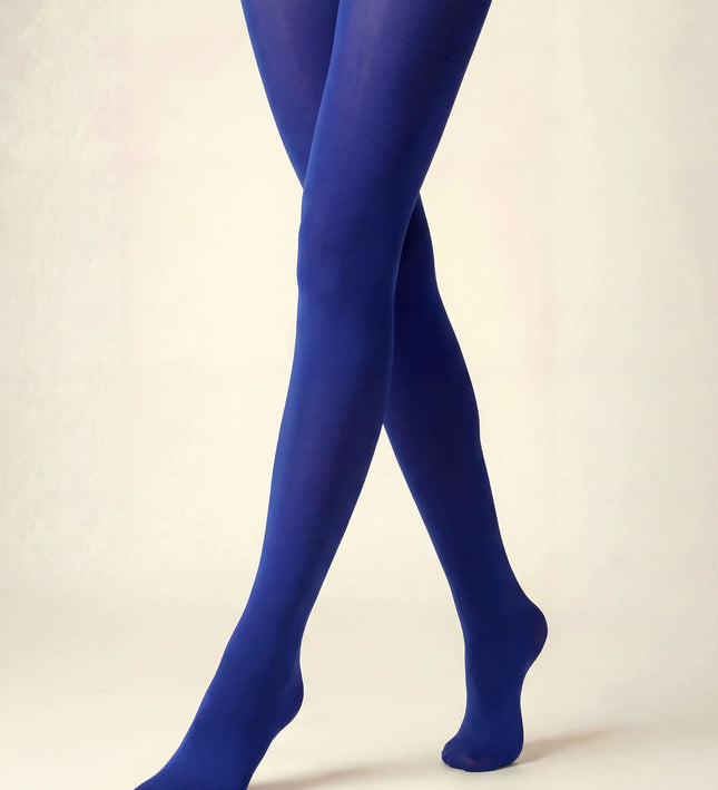 120 Denier Electric Royal Blue Tights