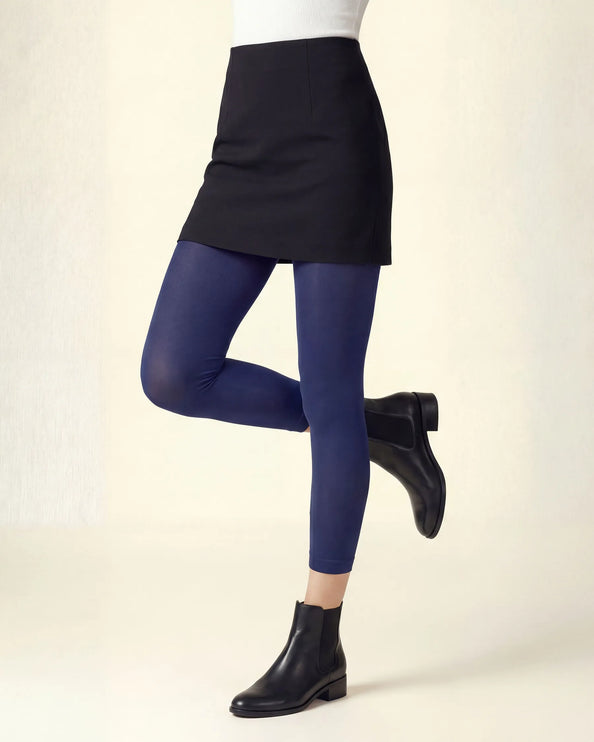 French Blue Footless Tights