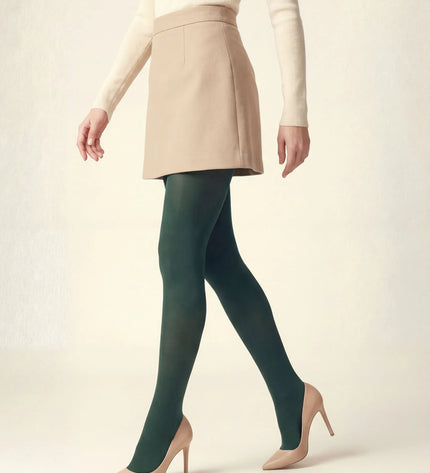 80 Denier Green Tights