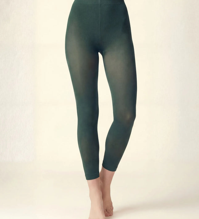 Green Footless Tights