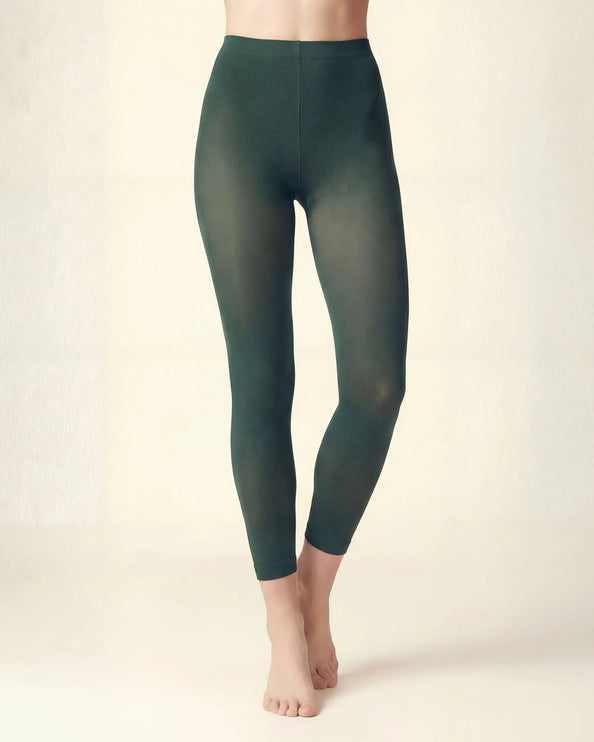 Green Footless Tights