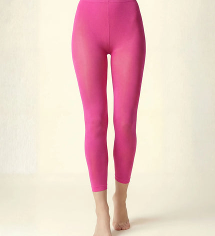 Hot Pink Starburst Footless Tights