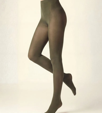 80 Denier Khaki Tights