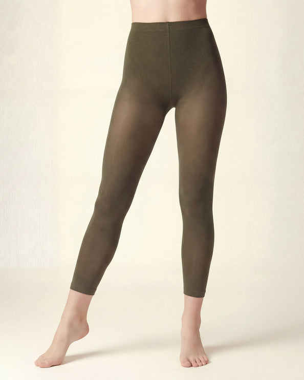 Khaki Footless Tights