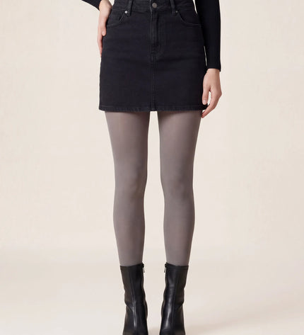 120 Denier Pale Grey Tights