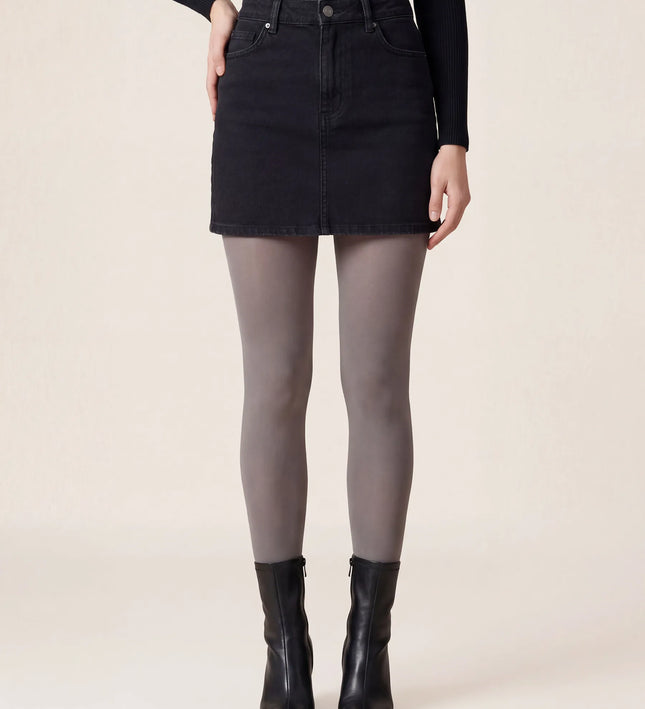120 Denier Pale Grey Tights