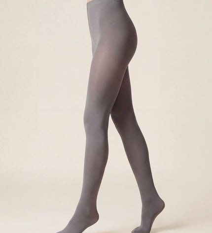 120 Denier Pale Grey Tights