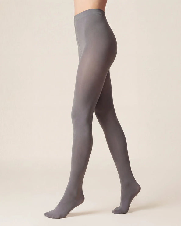 120 Denier Pale Grey Tights