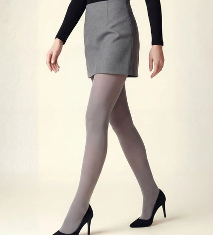 80 Denier Pale Grey Tights
