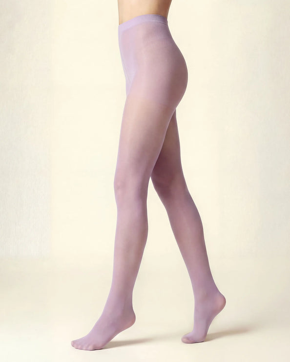 50 Denier Lilac Tights