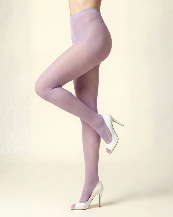 50 Denier Lilac Tights