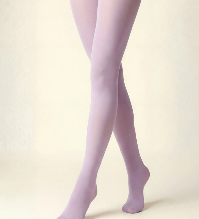 80 Denier Lilac Tights