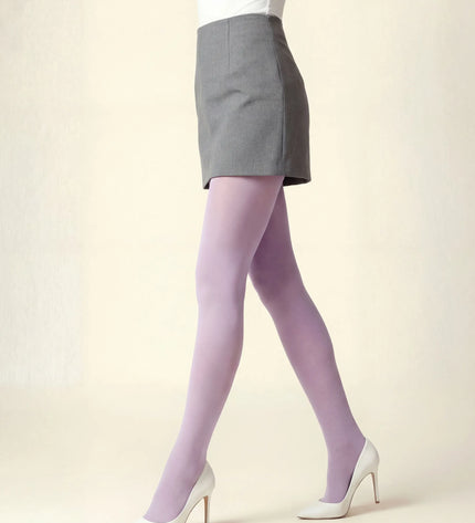 80 Denier Lilac Tights