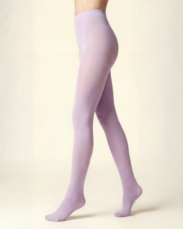 80 Denier Lilac Tights