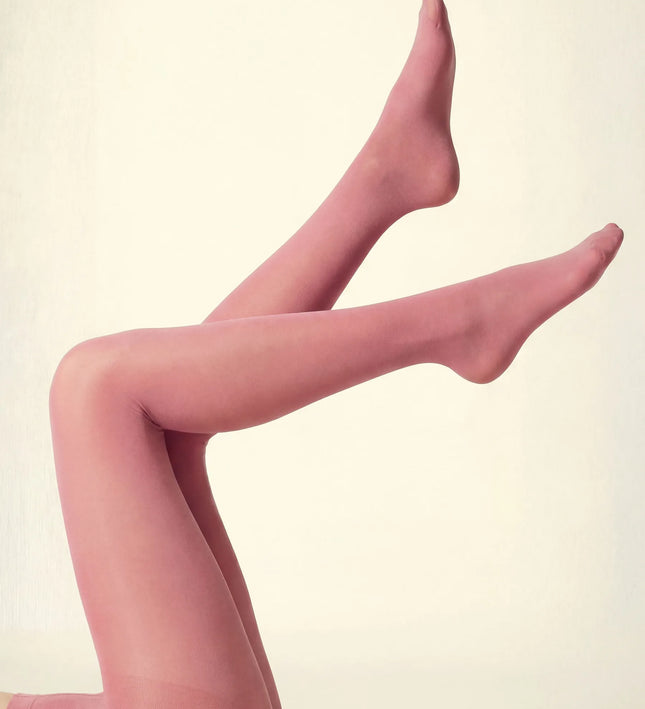 80 Denier Coral Pink Tights