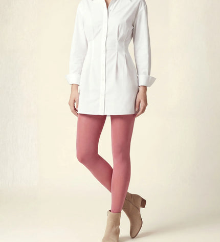 80 Denier Coral Pink Tights