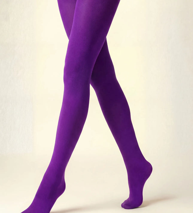 120 Denier Plum Tights
