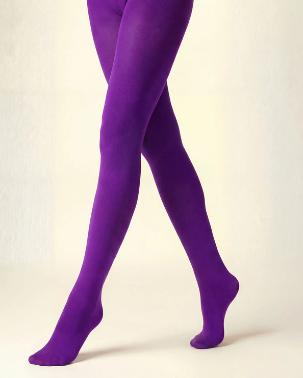 120 Denier Plum Tights