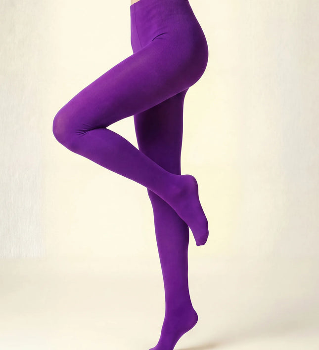 120 Denier Plum Tights