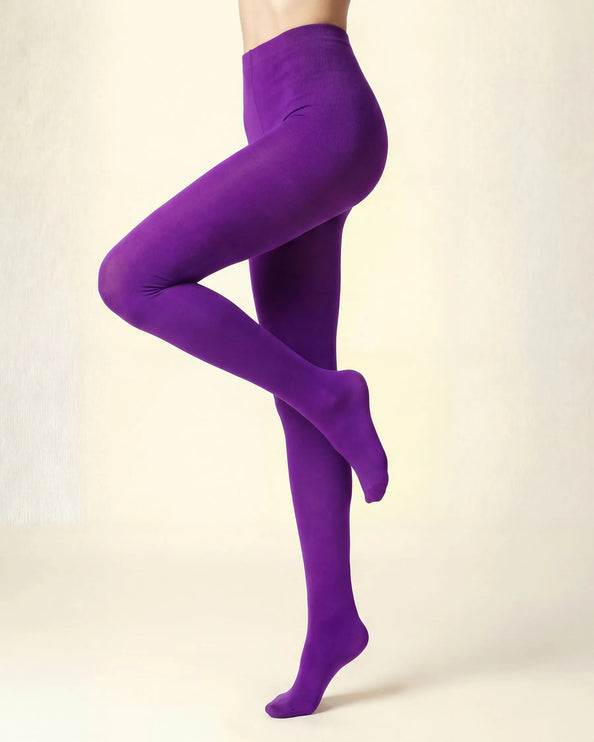 120 Denier Plum Tights