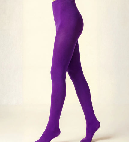 120 Denier Plum Tights