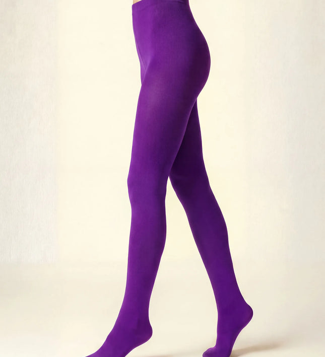 120 Denier Plum Tights