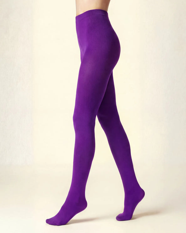 120 Denier Plum Tights
