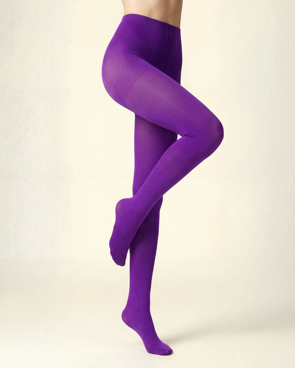 80 Denier Plum Tights