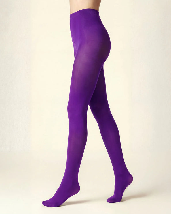 80 Denier Plum Tights
