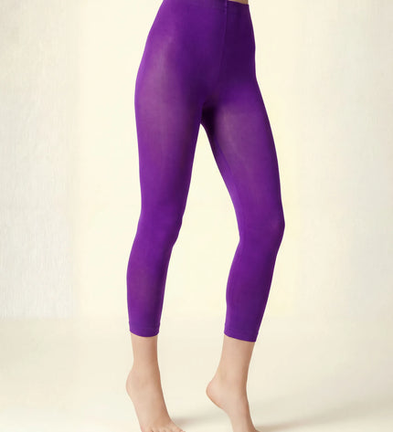 Plum Footless Tights