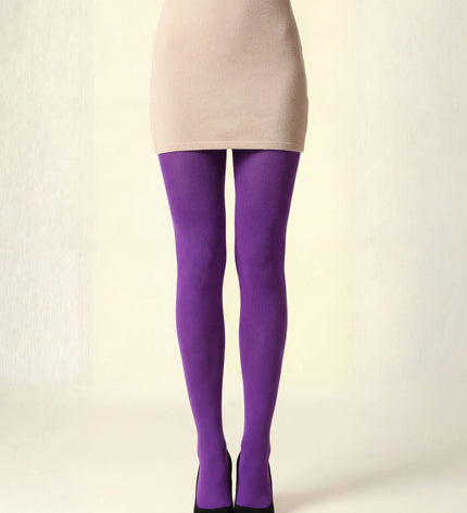 120 Denier Purple Reign Tights