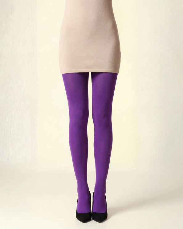 120 Denier Purple Reign Tights