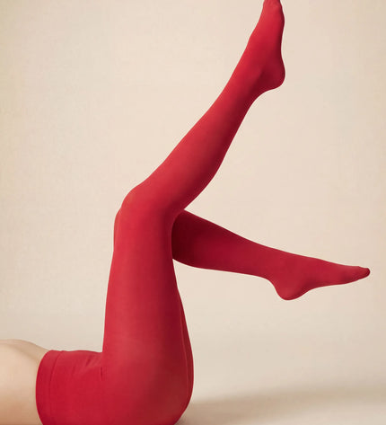 120 Denier Red Passion Tights