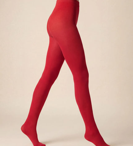 120 Denier Red Passion Tights