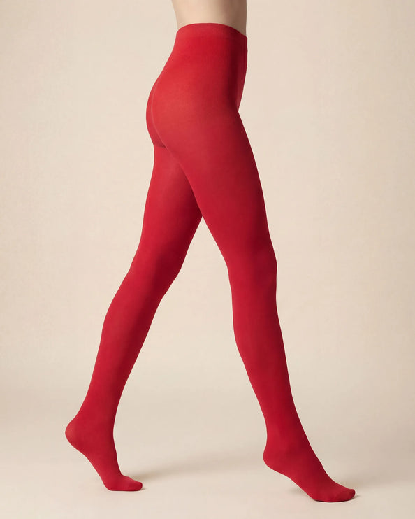 120 Denier Red Passion Tights