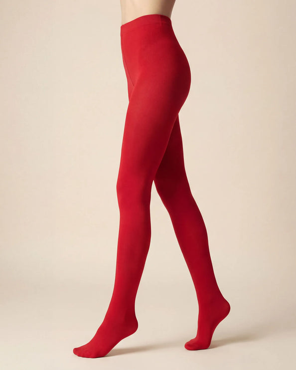 120 Denier Red Passion Tights