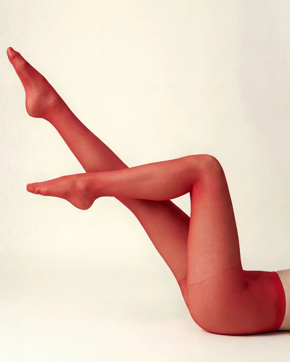 50 Denier Red Passion Tights