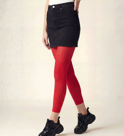 Red Passion Footless Tights