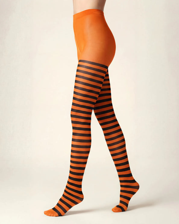 Striped Tights - Pumkin Pie
