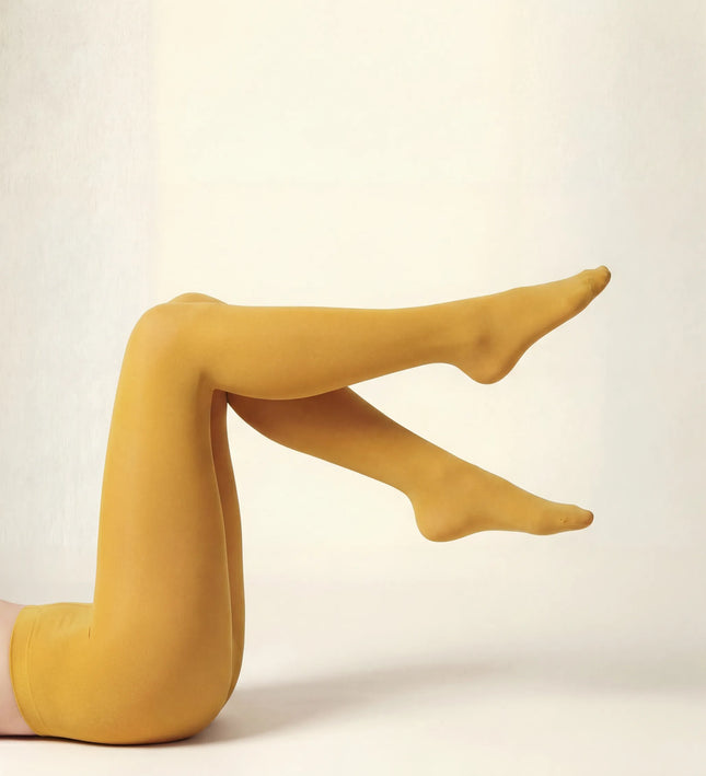 120 Denier Yellow Tights